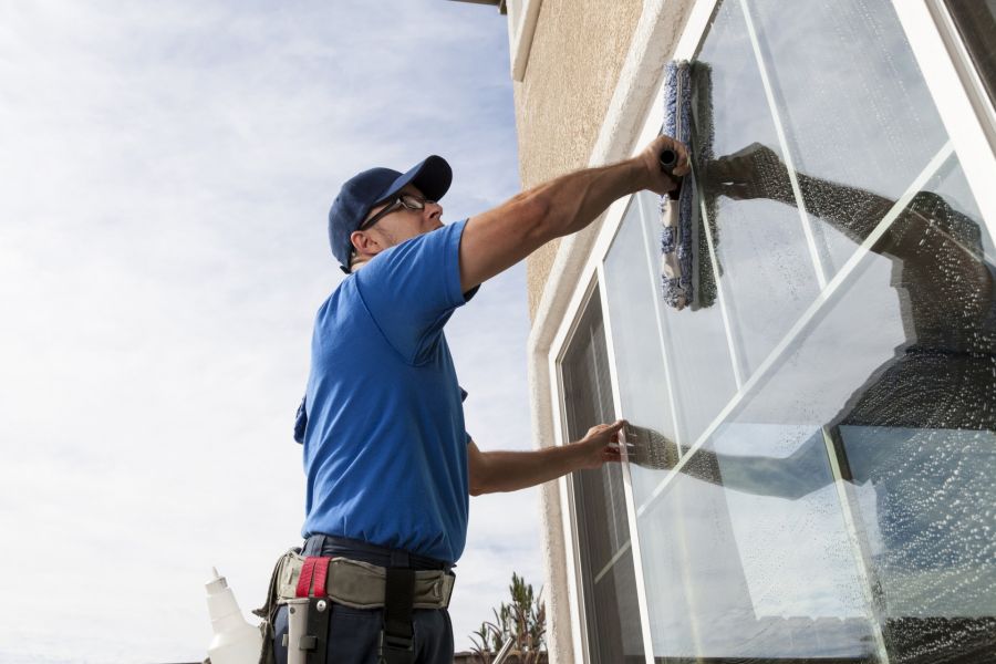 Commercial Window Cleaning by Baza Services LLC